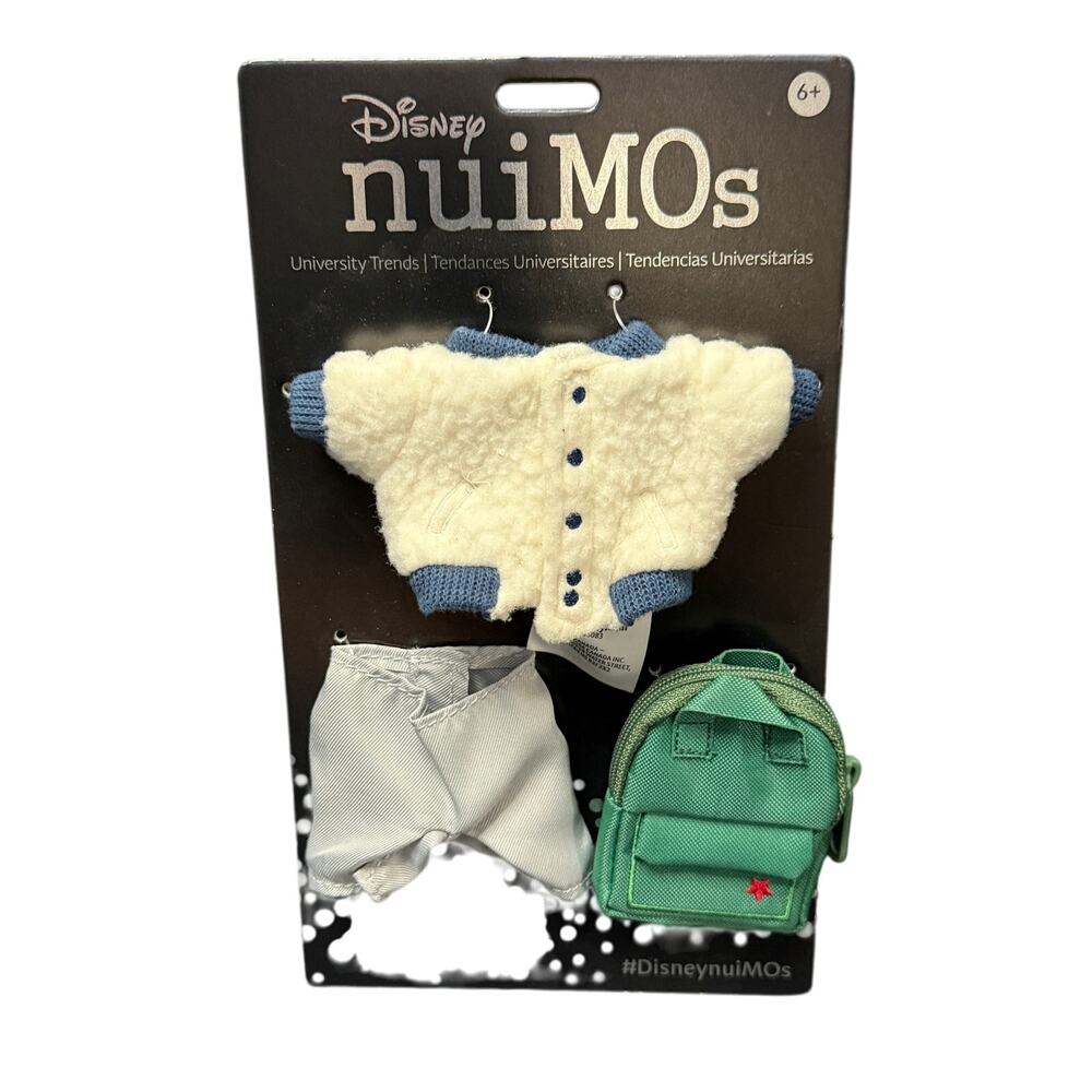 Disney nuiMOs University Trends Outfit Jacket Shorts Backpack